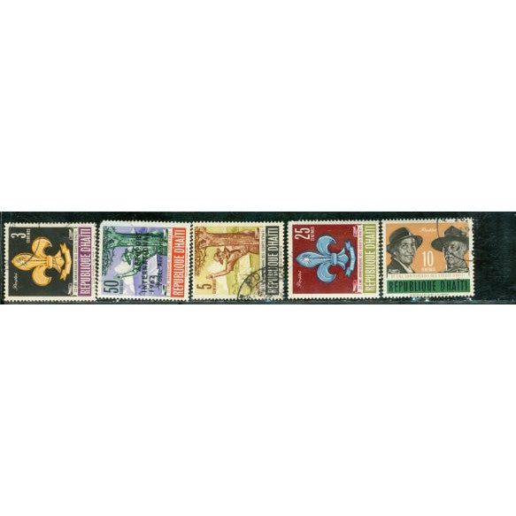 Haiti Scouting , 5 stamps