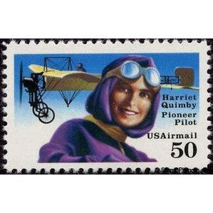 United States of America 1991 Harriet Quimby (1884-1912), 1st American Pilot with Bleriot