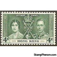 Hong Kong 1937 George VI Coronation-Stamps-Hong Kong-StampPhenom