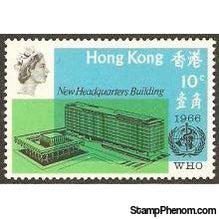 Hong Kong 1966 WHO Headquarters Inauguration-Stamps-Hong Kong-StampPhenom