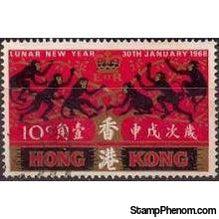 Hong Kong 1968 Chinese New Year-Stamps-Hong Kong-StampPhenom