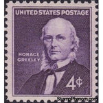 United States of America 1961 Horace Greeley (1811-1872), Publisher and Editor