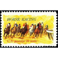 United States of America 1974 Horse (Equus ferus caballus) Rounding Turn