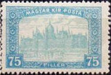 Hungary 1916 Harvesters and Parliament Buildings-Stamps-Hungary-StampPhenom