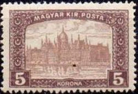 Hungary 1916 Harvesters and Parliament Buildings-Stamps-Hungary-StampPhenom