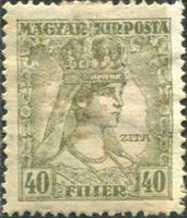 Hungary 1918 Charles and Zita-Stamps-Hungary-StampPhenom