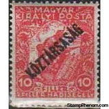 Hungary 1918 Republic - Overprinted KOZTARSASAG