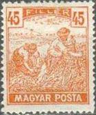 Hungary 1919 Harvesters and Parliament Buildings - Inscribed Magyar Posta-Stamps-Hungary-StampPhenom