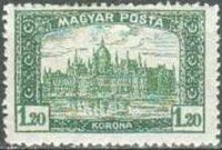 Hungary 1919 Harvesters and Parliament Buildings - Inscribed Magyar Posta-Stamps-Hungary-StampPhenom