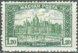 Hungary 1919 Harvesters and Parliament Buildings - Inscribed Magyar Posta-Stamps-Hungary-StampPhenom