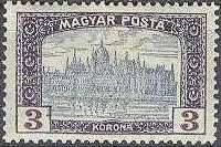 Hungary 1919 Harvesters and Parliament Buildings - Inscribed Magyar Posta-Stamps-Hungary-StampPhenom