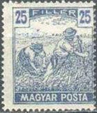 Hungary 1919 Harvesters and Parliament Buildings - Inscribed Magyar Posta-Stamps-Hungary-StampPhenom