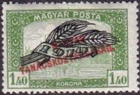 Hungary 1920 Harvesters and Parliament Buildings - Additional Overprint-Stamps-Hungary-StampPhenom