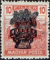 Hungary 1920 Harvesters and Parliament Buildings - Additional Overprint-Stamps-Hungary-StampPhenom