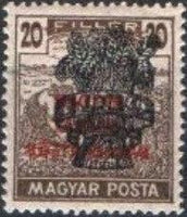 Hungary 1920 Harvesters and Parliament Buildings - Additional Overprint-Stamps-Hungary-StampPhenom