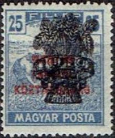 Hungary 1920 Harvesters and Parliament Buildings - Additional Overprint-Stamps-Hungary-StampPhenom