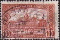 Hungary 1920 Parliament Buildings - MAGYAR KIR POSTA-Stamps-Hungary-StampPhenom