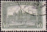 Hungary 1920 Parliament Buildings - MAGYAR KIR POSTA-Stamps-Hungary-StampPhenom