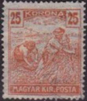 Hungary 1920 Re-issue of Harvesters - MAGYAR KIR POSTA-Stamps-Hungary-StampPhenom