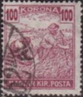 Hungary 1920 Re-issue of Harvesters - MAGYAR KIR POSTA-Stamps-Hungary-StampPhenom