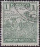 Hungary 1920 Re-issue of Harvesters - MAGYAR KIR POSTA-Stamps-Hungary-StampPhenom