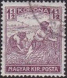 Hungary 1920 Re-issue of Harvesters - MAGYAR KIR POSTA-Stamps-Hungary-StampPhenom