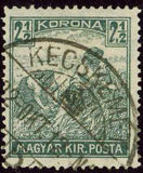 Hungary 1920 Re-issue of Harvesters - MAGYAR KIR POSTA-Stamps-Hungary-StampPhenom