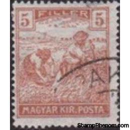 Hungary 1920 Re-issue of Harvesters - MAGYAR KIR POSTA