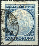 Hungary 1921 Madonna and Child-Stamps-Hungary-StampPhenom