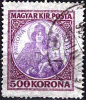 Hungary 1921 Madonna and Child-Stamps-Hungary-StampPhenom