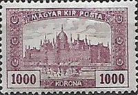 Hungary 1924 Harvesters and Parliament Buildings-Stamps-Hungary-StampPhenom