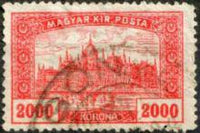 Hungary 1924 Harvesters and Parliament Buildings-Stamps-Hungary-StampPhenom