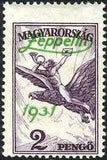 Hungary 1931 Airmails - Zeppelin-Stamps-Hungary-StampPhenom