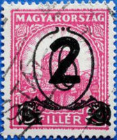 Hungary 1932 Crown of St Stephen Surcharged-Stamps-Hungary-StampPhenom