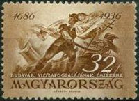 Hungary 1936 Recapture of Buda - 250th Anniversary-Stamps-Hungary-StampPhenom