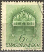 Hungary 1939 Crown of St Stephen and Others-Stamps-Hungary-StampPhenom