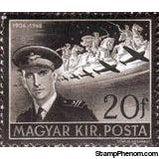 Hungary 1942 Airmails - Mourning for Stephen Horthy and Horthy Aviation Fund