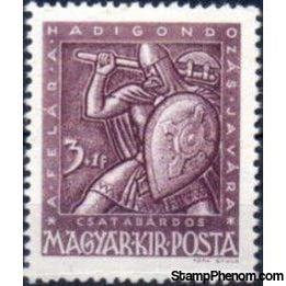 Hungary 1943 Wounded Soldiers Relief Fund-Stamps-Hungary-StampPhenom