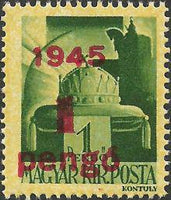 Hungary 1945 Provisionals-Stamps-Hungary-StampPhenom