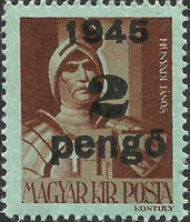 Hungary 1945 Provisionals-Stamps-Hungary-StampPhenom