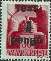 Hungary 1945 Provisionals-Stamps-Hungary-StampPhenom