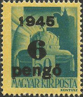 Hungary 1945 Provisionals-Stamps-Hungary-StampPhenom