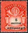 Hungary 1946 Posthorn and Arms (Green and Values in Black)-Stamps-Hungary-StampPhenom