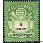 Hungary 1946 Posthorn and Arms (Green and Values in Black)