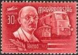 Hungary 1948 Airmails - Explorers and Inventors-Stamps-Hungary-StampPhenom