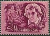 Hungary 1948 Airmails - Writers-Stamps-Hungary-StampPhenom