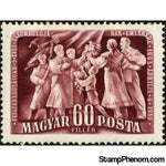 Hungary 1950 5th anniv. of Hungary's liberation from Nazis-Stamps-Hungary-StampPhenom