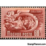 Hungary 1950 Agricultural cooperation-Stamps-Hungary-StampPhenom