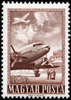 Hungary 1950 Airmails-Stamps-Hungary-StampPhenom