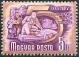 Hungary 1950 Five Year Plan-Stamps-Hungary-StampPhenom